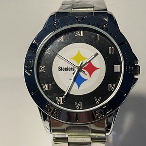PITTSBURGH STEELERS NFL Casual Stainless Steel Watch NEW!!